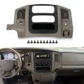 Center Dash Radio Bezel Trim Fit For Dodge Ram 1500 2002-2005 Ram 2500 3500 2003-2005 Panel Instrusment Dashboard Cover Beige W 