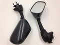 Httmt Mt252-016- Oem Replacement Racing Mirrors Compatible With Yzf R6 Yzfr6 Yzf-r6 2001 2002 Carbon Fiber Style