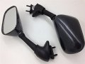 Httmt Mt252-016- Oem Replacement Racing Mirrors Compatible With Yzf R6 Yzfr6 Yzf-r6 2001 2002 Carbon Fiber Style