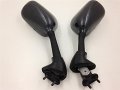 Httmt Mt252-016- Oem Replacement Racing Mirrors Compatible With Yzf R6 Yzfr6 Yzf-r6 2001 2002 Carbon Fiber Style