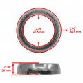 Caltric Muffler Gasket Kit Compatible With Arctic Cat Pantera 6000 Es 146 2018-2019