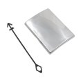 Rear Bumper Towing Hook Eye Cap For Mercedes Benz Ml250 Ml350 Ml550 2012 2013 2014 2015 Silver Plastic Cover 1668851923 