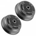 Caltric 2x Rear Wheel Brake Hub Left Right Compatible With Kawasaki Mule 3000 Kaf620g 2001 2002 2003-2008