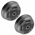 Caltric 2x Rear Wheel Brake Hub Left Right Compatible With Kawasaki Mule 3000 Kaf620g 2001 2002 2003-2008