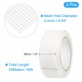 Drywall Tape 2pcs 1 8 X 82ft Fiberglass Repair Self-adhesive Mesh Fiber Joint For Wall Crack Seam Patch
