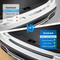 Rear Bumper Protector Guard For Select 2023 2025 Honda Pilot Models Black Anti Scratch Abs Plastic With Self Adhesive Strips