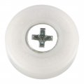 Uxcell Bearing Roller With Threaded Rod 19x6x1mm M6x8mm For Sliding Door Track Guide White Pack Of 2