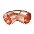 Uxcell 25 4mm Id 90 Degree Copper Elbow Short-turn Fitting Connector For Plumbing 1 5mm Thick 2pcs