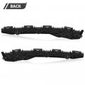 G-plus Rear Left Right Side 1pair Bumper Brackets Compatible With Toyota Rav4 Base Limited Sport 2006-2012 To1143107 To1142107