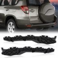 G-plus Rear Left Right Side 1pair Bumper Brackets Compatible With Toyota Rav4 Base Limited Sport 2006-2012 To1143107 To1142107