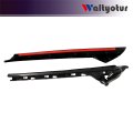 Left Driver Side Inner And Outside 2pcs Windshield A-pillar Molding Trim Replacement For Explorer 2011-2019