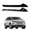 Left Driver Side Inner And Outside 2pcs Windshield A-pillar Molding Trim Replacement For Explorer 2011-2019 