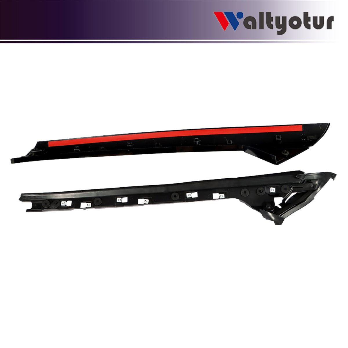 Left Driver Side Inner And Outside 2pcs Windshield A-pillar Molding Trim Replacement For Explorer 2011-2019