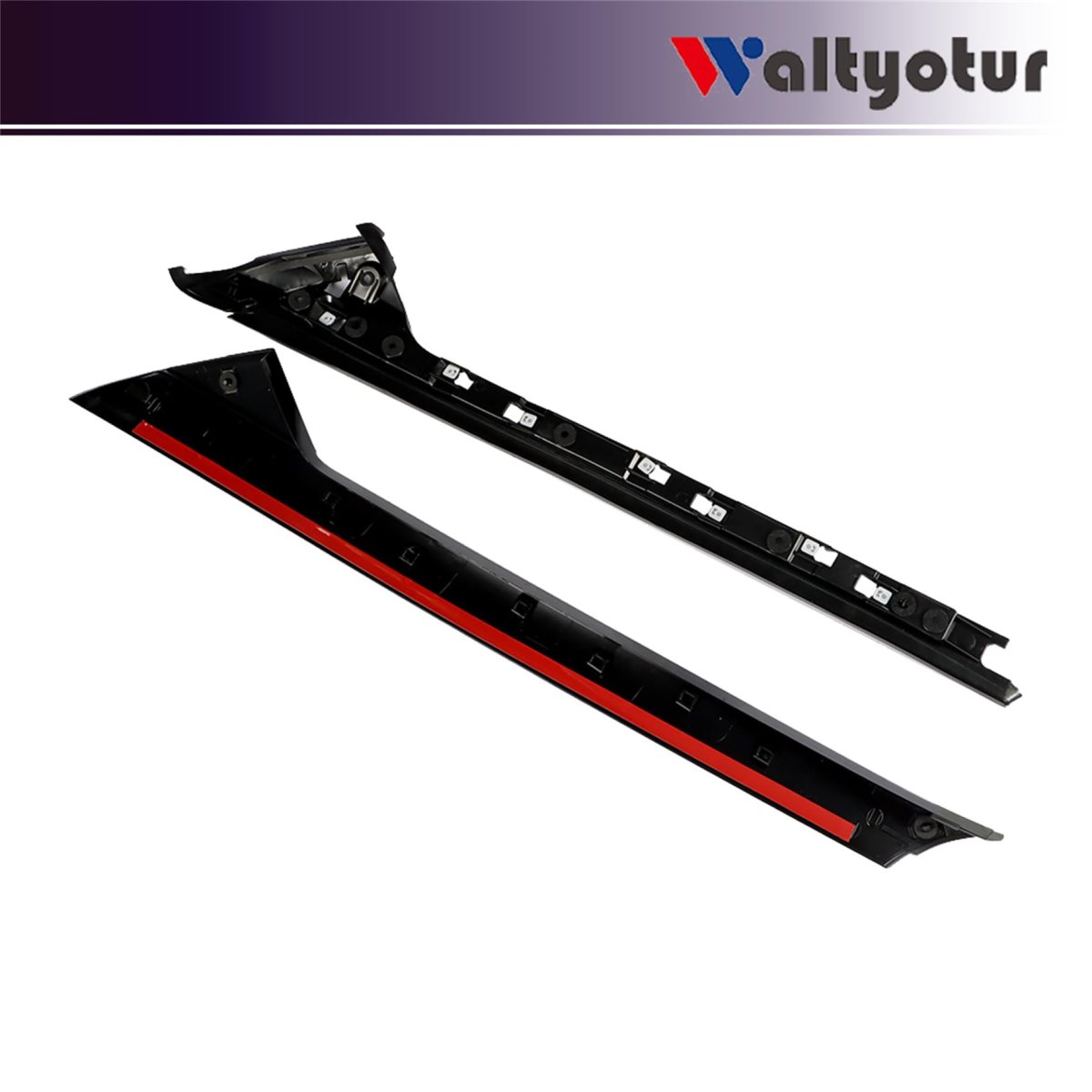 Left Driver Side Inner And Outside 2pcs Windshield A-pillar Molding Trim Replacement For Explorer 2011-2019