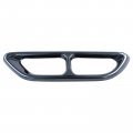 Newyall Pack Of 2 Black Rear Cylinder Exhaust Pipe Cover Molding Overlay Trim