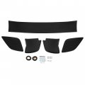 Hecasa Trunk Spoiler Compatible With 2015-2021 Subaru Wrx Sti 4 Door Sedan Rear Wing Lid Abs Plastic Carbon Fiber Color