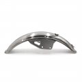 Uxcell Chrome Plating Metal Front Sand Fender Motorcycle Scooter Splash Guard For Gn125