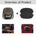 Waltyotur Smoked Tail Light Motorcycle Rear Taillights With Brake License Plate Lights Replacement For Dyna Flst Fxstb Fxst