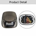 Waltyotur Smoked Tail Light Motorcycle Rear Taillights With Brake License Plate Lights Replacement For Dyna Flst Fxstb Fxst