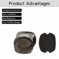 Waltyotur Smoked Tail Light Motorcycle Rear Taillights With Brake License Plate Lights Replacement For Dyna Flst Fxstb Fxst