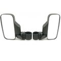 Okstno Utv Side View Mirror For 1 5 2 Roll Cage Tempered Glass Breakaway Mirrors Polaris Ranger Rzr Can Am Commander Maverick 