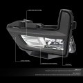 Auto Dynasty Driving Fog Lights Lamps With Bezel And Switch Compatible Ni2592139 Ni2593139 Driver Passenger Side Clear Lens