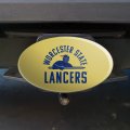 Worcester State Official Logo Oval Tow Trailer Hitch Cover Plug Insert