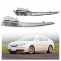 Pair 2 Turn Signal Light Left And Right Side Plastic Lens For 2009 2010 2011 Acura Tl Replacement 33301tk4a01 33351tk4a01 