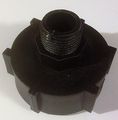 Food Grade Ibc Tote Tank Drain Adapter 2 In Npt X Male Garden Hose Brass Fitting For 275 And 330 Gallon Tanks