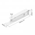 Uxcell Folding Bracket 6 Inch 150mm For Shelves Table Desk Wall Mounted Support Collapsible Long Release Arm Space Saving