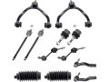 Front Control Arm Ball Joint Tie Rod End And Sway Bar Link Kit 12 Piece Compatible With 2003-2011 Ford Crown Victoria 4 6l V8 