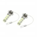 Werfamily 2 Pcs H3 Led Fog Light Bulbs Drl 13 Smd 5050 White Long Pattern