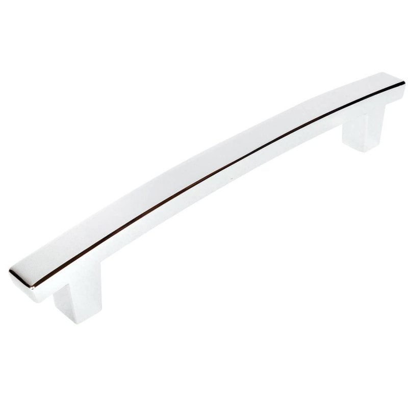 Cosmas 5 Pack239ch Polished Chrome Contemporary Cabinet Hardware Handle Pull 5 Inch 128mm Hole Centers