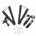 Httmt- Led Turn Signal Light Black Rear Passenger Footrest Rearsets Bracket Compatible With 05-06 Hond Cbr600rr P N