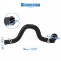 Uxcell 1 Set Car Hose-water Inlet W Clamps No 973114u100 For Hyundai Sonata 2012-2015 Kia Optima 2011-2016