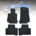 Floor Mats Carpet For Mercedes Benz Glc 2016 2023 4 Piece Set Front And Rear Interior Black Velour Plastic Direct Replacement