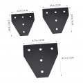 Healeved 8 Pcs Aluminum Alloy Joining Plate For 3d Printer T Shape Linear Extrusion Device Triangle Accessories