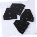 Healeved 8 Pcs Aluminum Alloy Joining Plate For 3d Printer T Shape Linear Extrusion Device Triangle Accessories