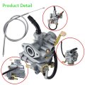 All-carb Carburetor With Throttle Cable Replacement For Honda Ct70 Ct70h Ct 70 Ko Trail Bike 1969-1977