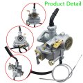 All-carb Carburetor With Throttle Cable Replacement For Honda Ct70 Ct70h Ct 70 Ko Trail Bike 1969-1977