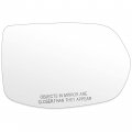 Ocpty Right Passenger Side Exterior Mirror Glass View Fit For 2012-2014 Honda Cr-v W O Heated Chrome Convex Outside Replacement
