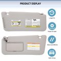Ocpty Sun Visor Fit For 2011-2013 Infiniti Qx56 2014-2016 Qx80 Without Sunroof Left Driver Side Gray