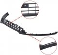 Kuafu Front Lower Valance Grille Compatible With 2015-2018 Ford Focus F1ez17626a Bumper Spoiler Panel Lip Chin Grill Painted