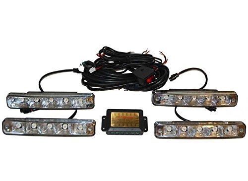 5 Watt Led Pyramid Strobe Kit Red White