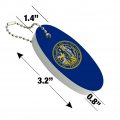 Graphics More Nebraska State Flag Floating Keychain Oval Foam Fishing Boat Buoy Key Float