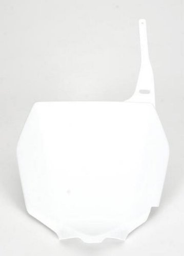Ufo Plastics Front Number Plate White For Suzuki Rm Rmz 125 250 450