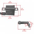 Caltric Stator Starter Solenoid Ignition Coil Compatible With Yamaha Warrior 350 Yfm350 1990-1994