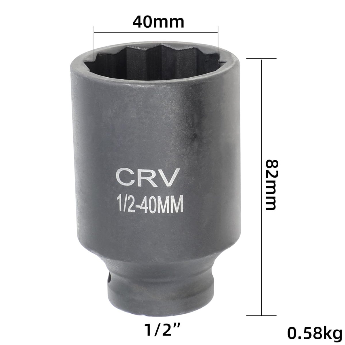 40mm Axle Nut Socket 12 Point 1 2 In Drive Deep Impact Spindle Front And Rear Differential Removal Tool For Toyota