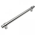 Cosmas 10 Pack 161-192ch Polished Chrome Contemporary Bar Cabinet Handle Pull 7-1 2 192mm Hole Centers 