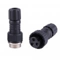 3 Pin Connector Male And Female Gx16 Even Joint Waterproof Aviation Plug